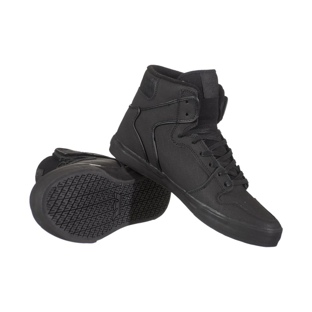 Baskets Montantes Supra Vaider Noir Black/Gunny/Tuf Homme | SXB-71779305